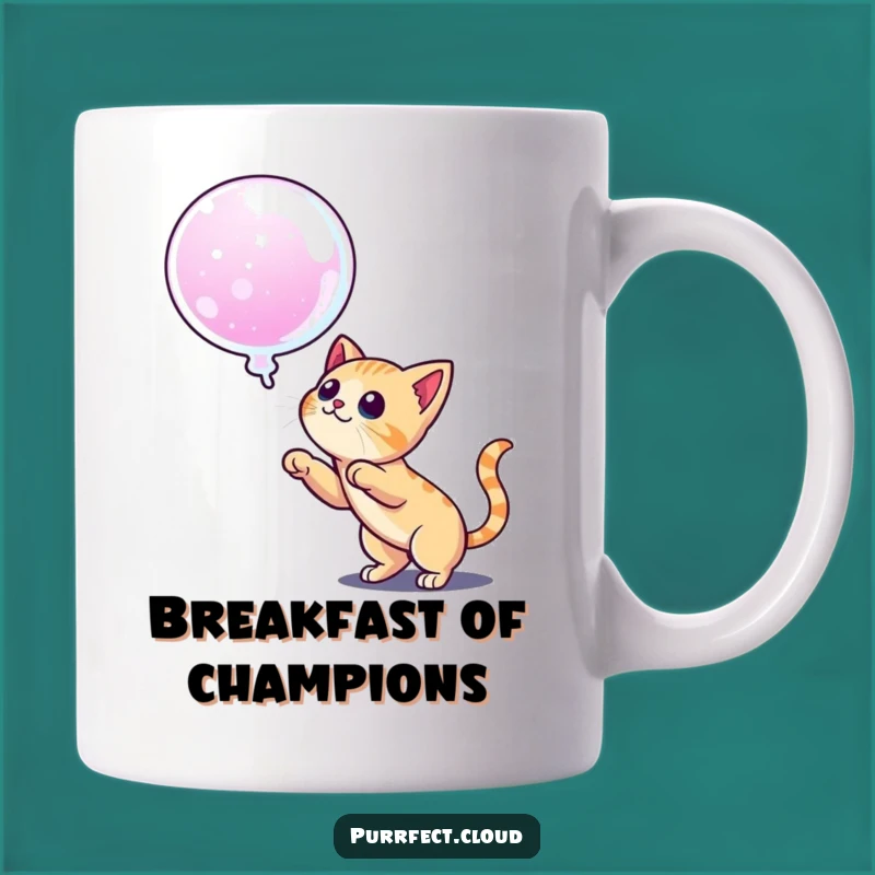 Funny Pouncing Cat Mug: Capture Your Dreams With Playful Feline