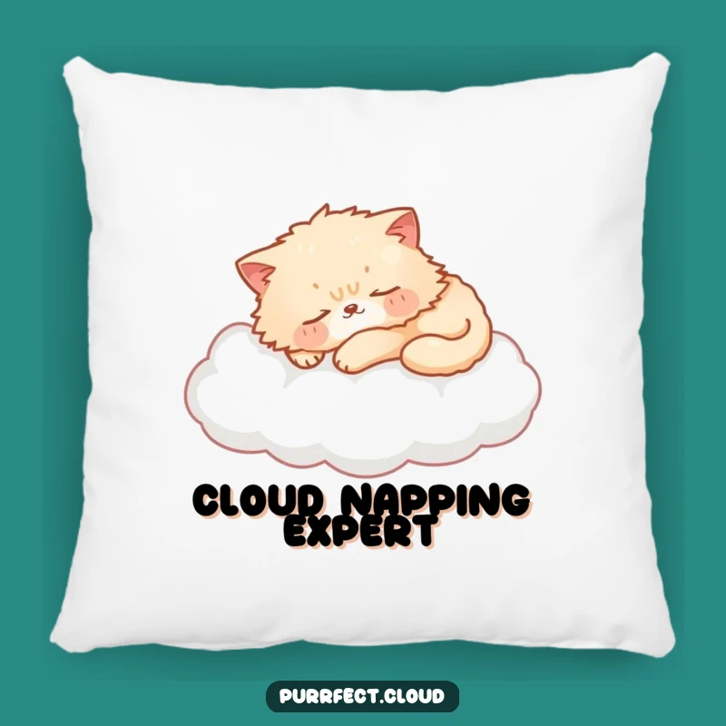 Funny Cat Cloud Pillow: Sleepy Dream Comfort, Cozy Funny Gift
