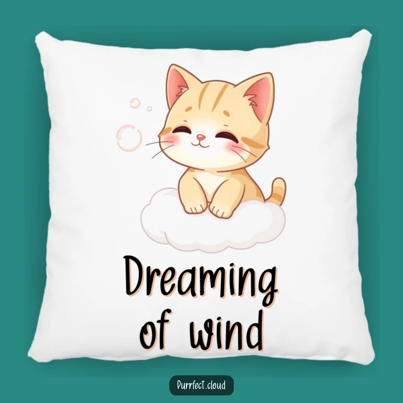 Funny Cat Cloud Wind Catching Pillow - Cozy & Dreamy Gift