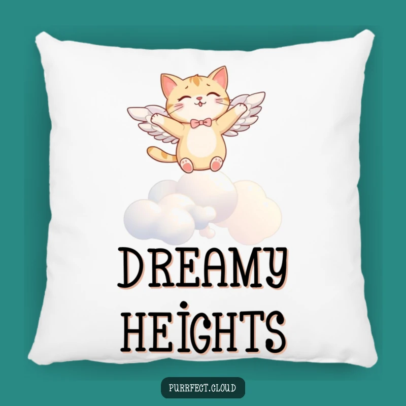 Funny Angel Cat Pillow - Cozy Winged Soarer Cushion, Adorable Gift!