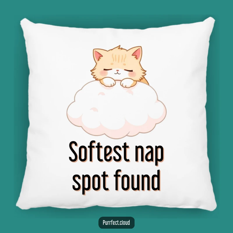 Funny Fluffy Cat Cloud Pillow: Soft Kitty Comfort Cushion Gift