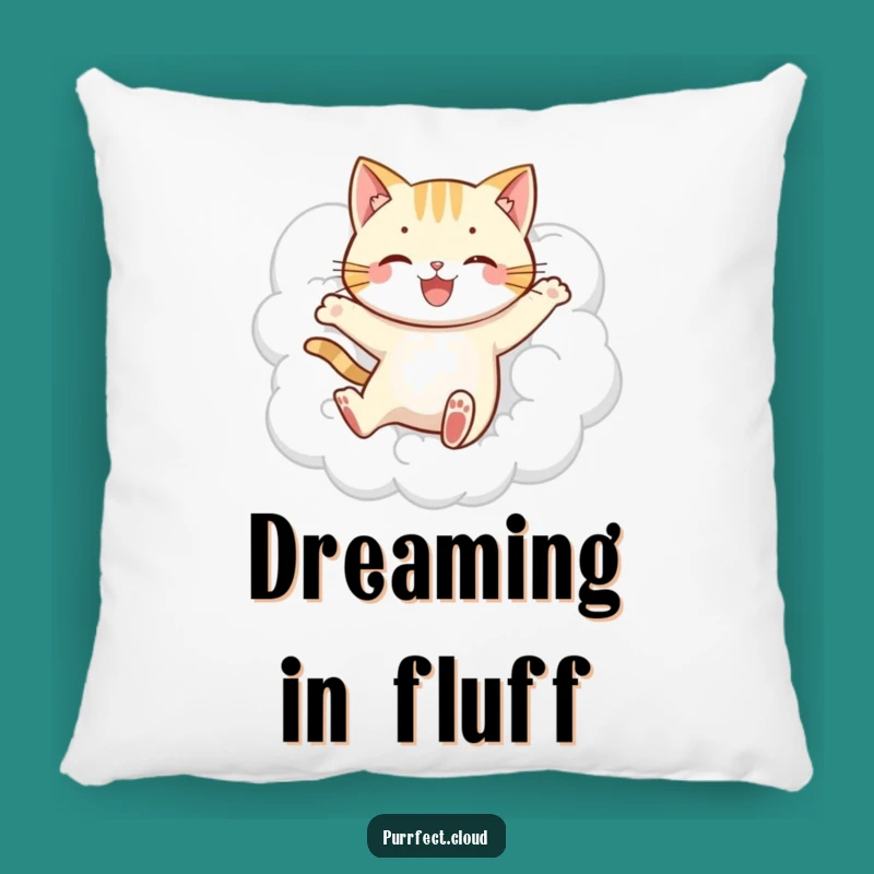 Funny Jumping Cat Cloud Pillow - Cuddle Up with Joy