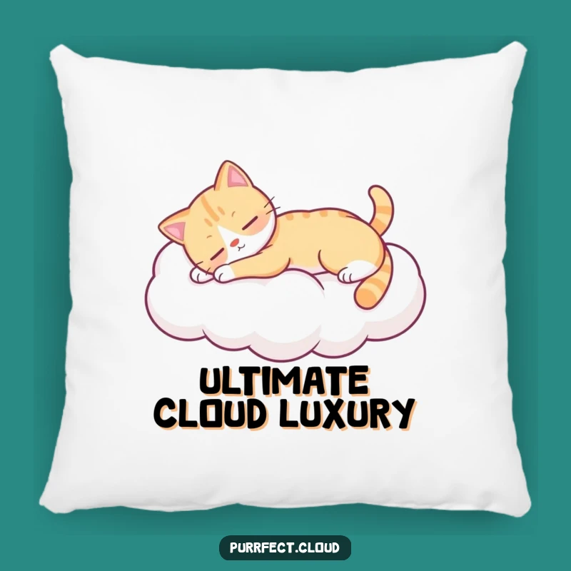 Funny Lazy Cat Pillow - Cloud Kitty Dream Cushion - Ultimate Comfort Gift