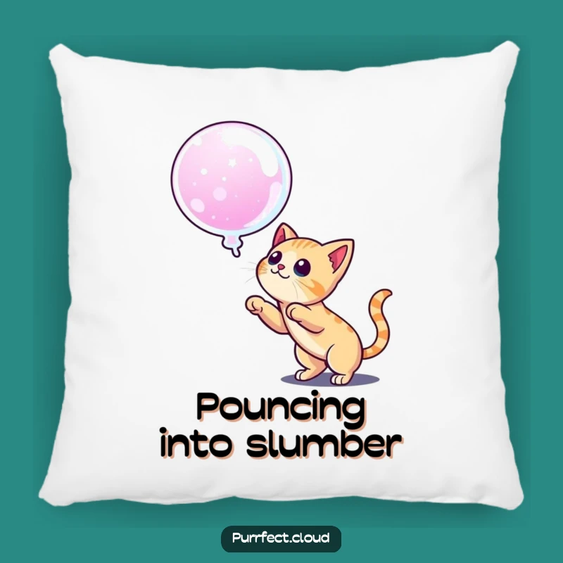 Funny Pouncing Cat Pillow: Cuddle Up With Your Dreams
