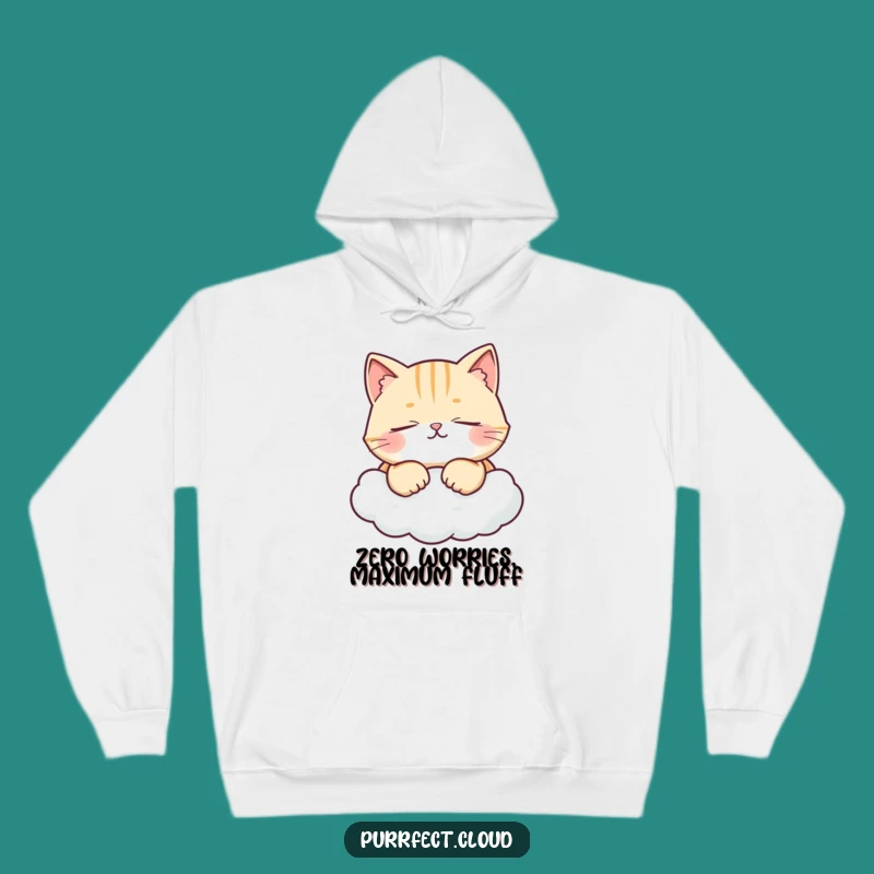 Cozy Funny Cat Cloud Hoodie: Wrap Yourself in Purrfect Contentment