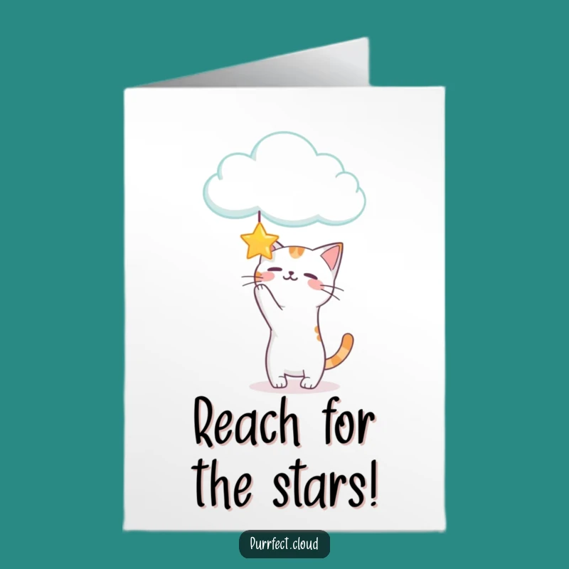 Free Printable Congrats Card: Cat Star Play, Exciting Downloadable Gift