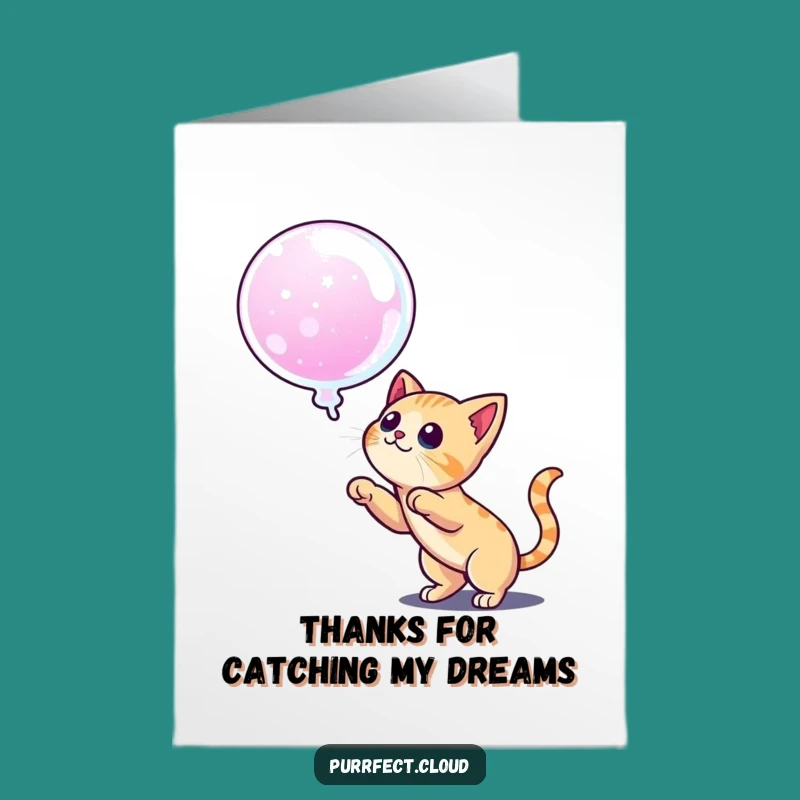 Free Printable Thank You Card: Grateful for Dreams - Funny Downloadable Gift