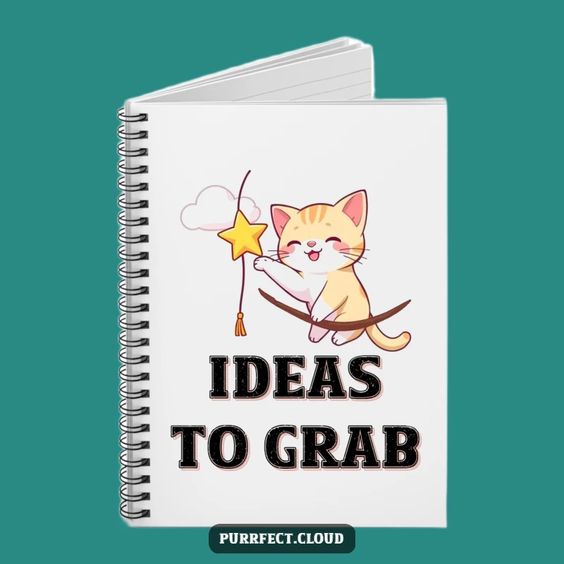 Funny Cat Star Batting Notebook: Journal Your Playful Adventures