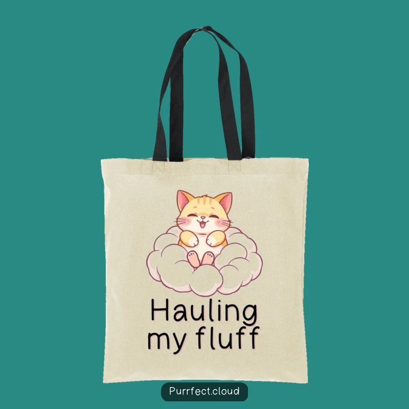 Funny Cat Cloud Tote Bag: Carry Your Dreams with This Whimsical Gift