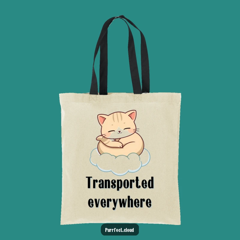 Funny Cat Cloud Tote Bag: Carry Your Peace with This Gentle Gift